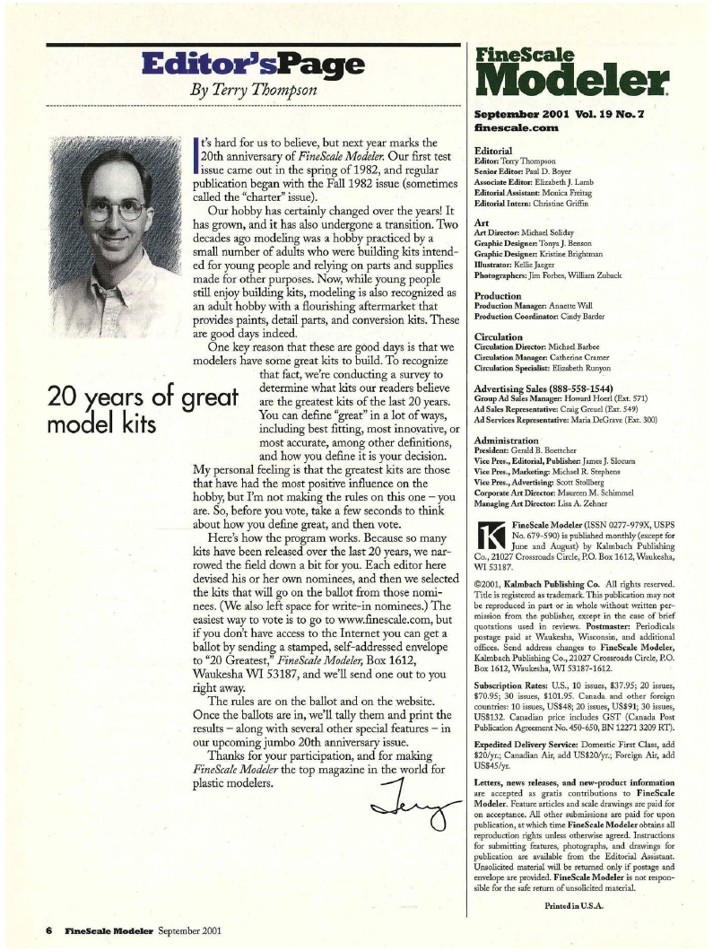 FineScale Modeler 2001-09 (Vol19-07)